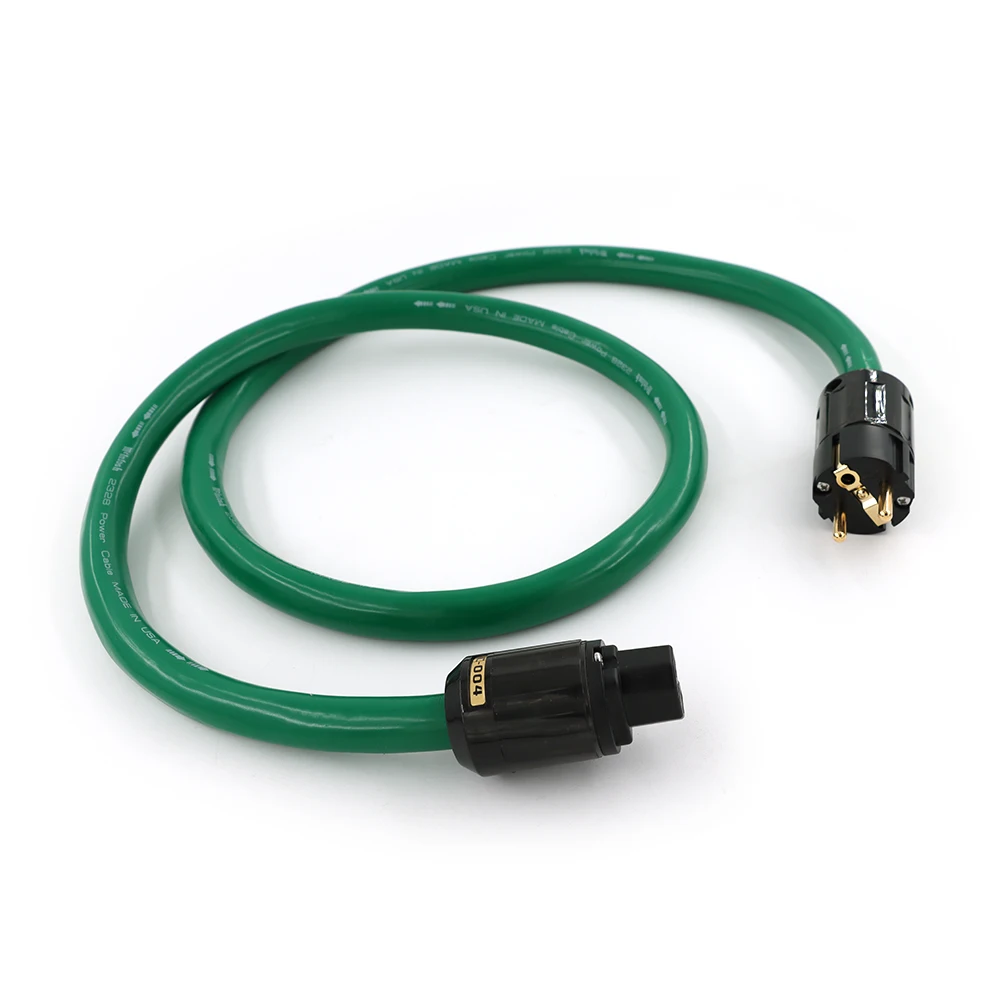 プレミアム 2328 AC 電源コード - OFC & 銀メッキ導体、ロジウムプラグ付き (EU/US) ​