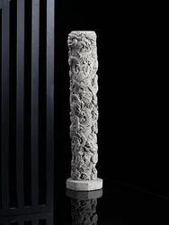 Chinese dragon style creative cement nine-dragon column pan-dragon column landscaping scenery ornaments desktop decorations