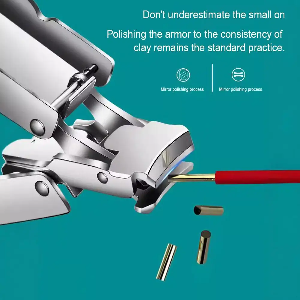 Mini Składany Obcinacz do Paznokci Stal Nierdzewna Paznokcie Ręczne i Stopy Manicure Trymer Przenośny Podróżny Brelok Obcinaczki R9C2