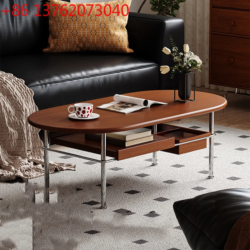 

Oval Metal Legs Coffee Table Modern With Drawers Unique Glamour Coffee Table Trendy Luxury Coffee Table Living Room Furniture