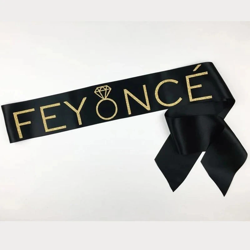 Feyonce Sash Bride to Be future Mrs Bridal Shower Bachelorette hen Party Engagement Wedding decoration Fiance gift photo props