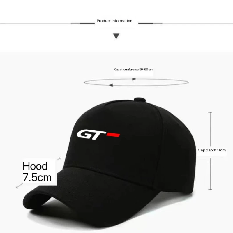 For 5008 4008 3008GT 2008 508 408 308 GT Car Fashion Casual Adjustable Baseball Caps Summer Unisex. Outdoor Sport Trucker Cap