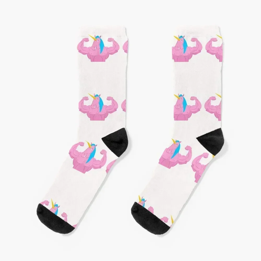 

Unicorn Weightlifting Fitness Gym Deadlift Rainbows Party Men Women Socks summer christmas gift cartoon Luxury Woman Socks Men's