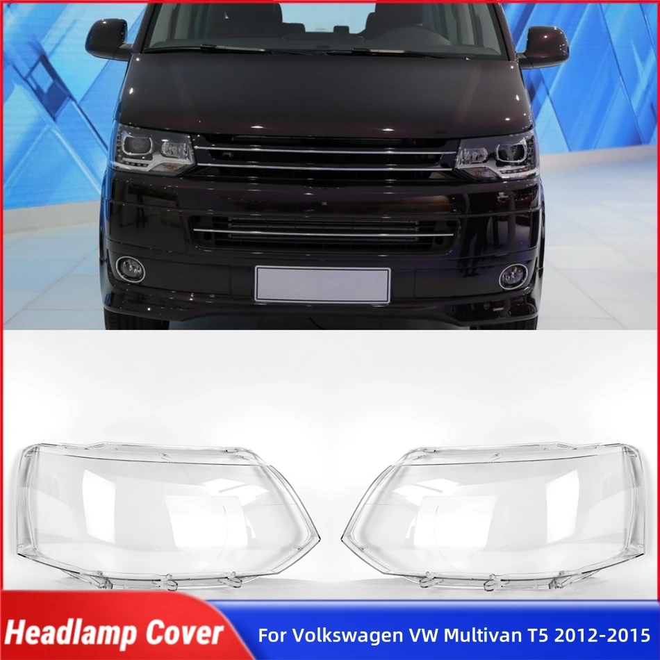 For Volkswagen VW Multivan T5 2012 2013 2014 2015 Car Interior Replacement Parts Lampshades Lamp Shell Headlights Lamp Lens