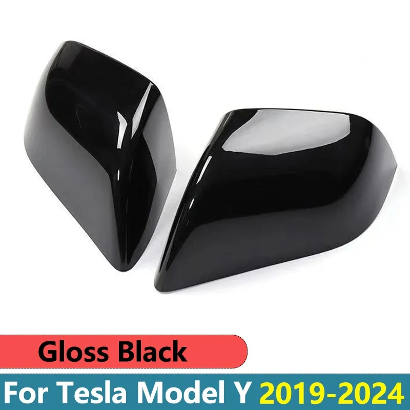 Für Tesla Model Y Juniper 25-26 Model 3/Y Rückspiegelabdeckung ABS Carbonfaser Dekorative Schale Auto-Rückspiegelabdeckung Autoteile – Detail 11