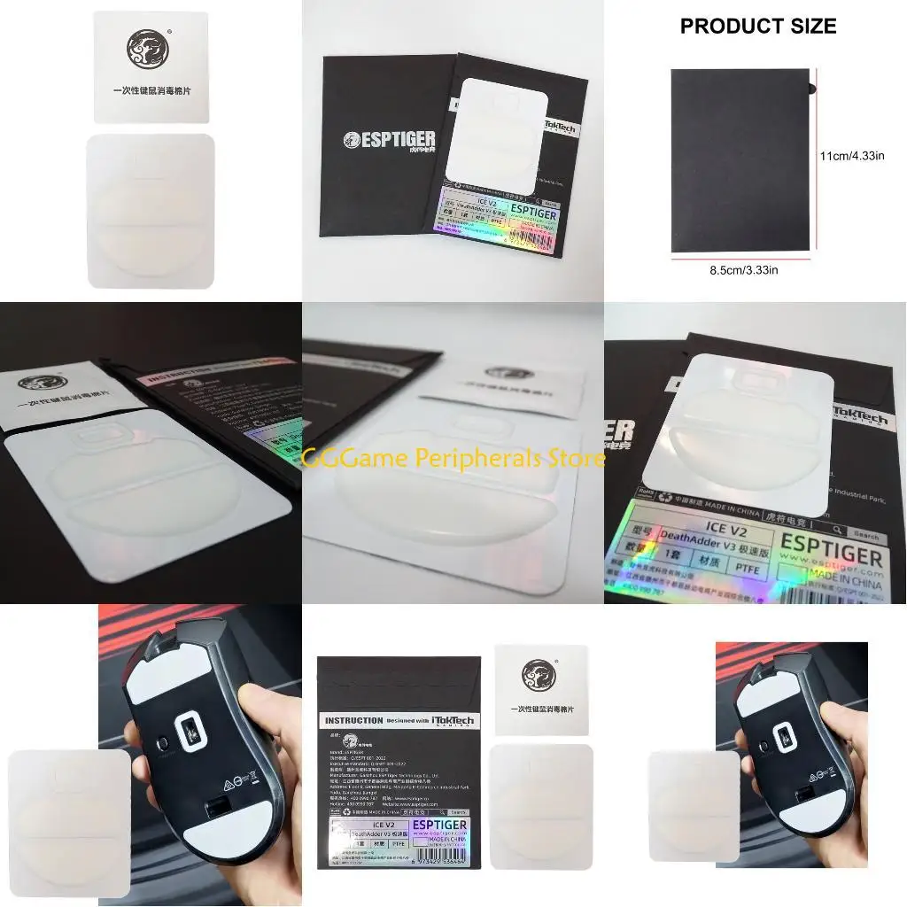 

U55B Smooth Gaming Mouse Skates Feet Enhances Gliding for Deathadder 3 Hyperspeed