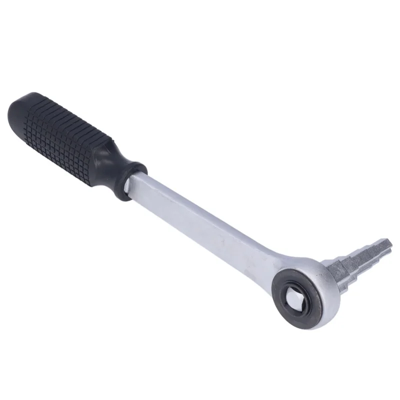 Radiator Valve Wrench Set Carbon Steel Stepped Spanner Joint Repair Tool With Ratchet Handle