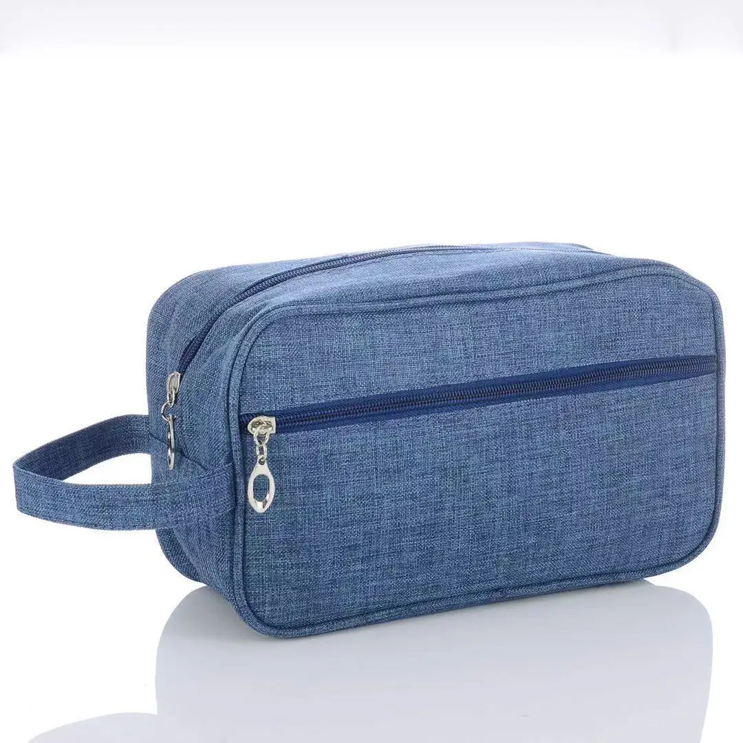 Neceser de viaje para hombre y mujer, organizador de artículos de aseo personal, estuche de almacenamiento de maquillaje impermeable, bolso de mano de belleza