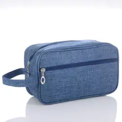 Borsa da viaggio per cosmetici da uomo borsa da toilette Organizer da donna in tela custodia per il trucco borsa per il trucco impermeabile borsa per il lavaggio di bellezza