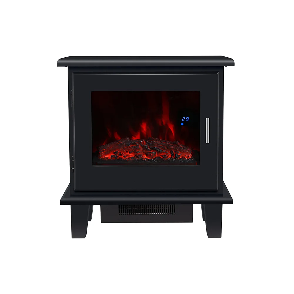 

Modern Style Electric Fireplace Multicolor Flame Remote Control Adjustable Thermostat for Household Hotel Use