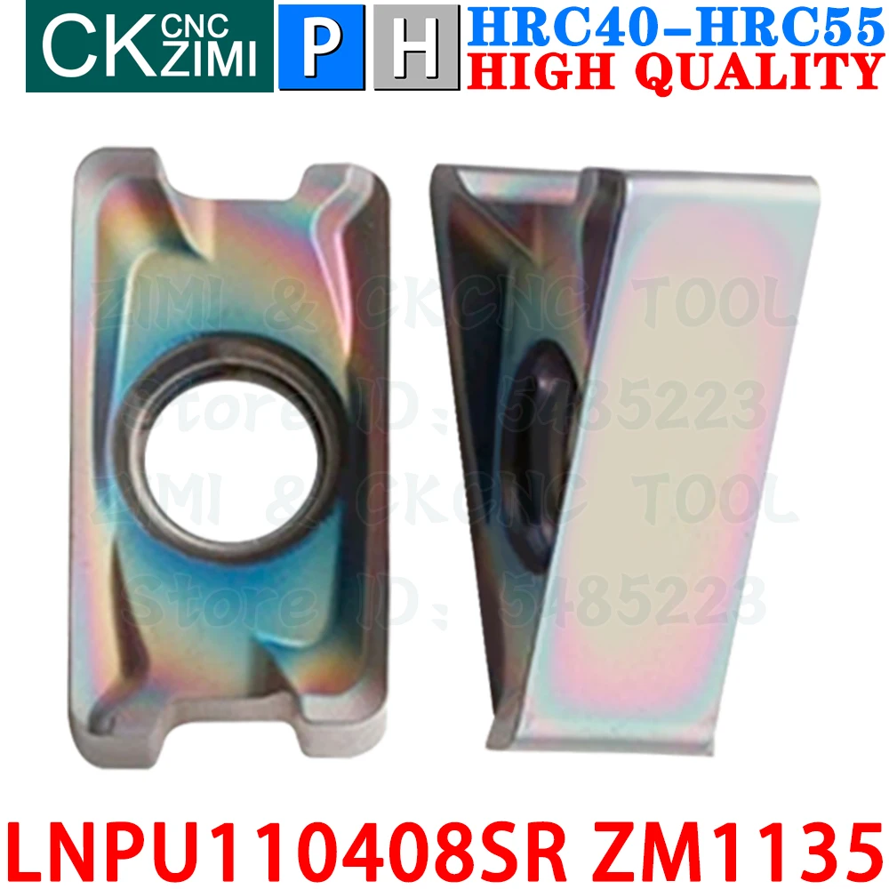 LNPU110408SR ZM1135 LNPU 110408 SR ZM1135 LNPU110408 LNMU 1104 كربيد إدراج تغذية سريعة طحن إدراج التصنيع باستخدام الحاسب الآلي فهرسة أدوات تعدين القطع الثقيلة