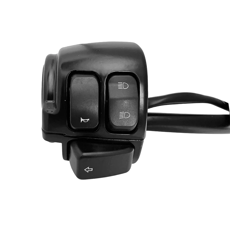 

Motorcycle Handlebar Turn Signal Control Light Switch Autocycle Press Horn Controller Start Replacement for Harley