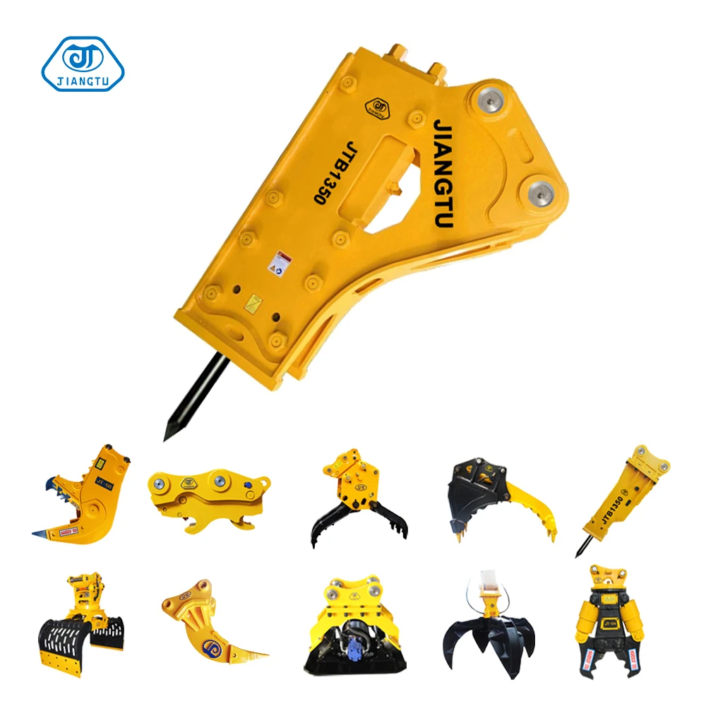 CE/ISO9001 side type top type box type dia 68mm chisel hydraulic breaker hammer