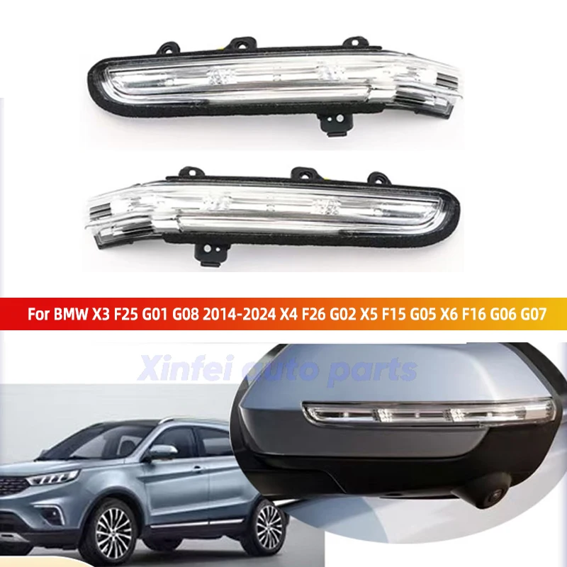 

Для BMW X3 F25 G01 G08 2014-2024 X4 F26 G02 X5 F15 G05 X6 F16 G06 G07 Новое производство стекло заднего зеркала с автоматическим затемнением и подогревом