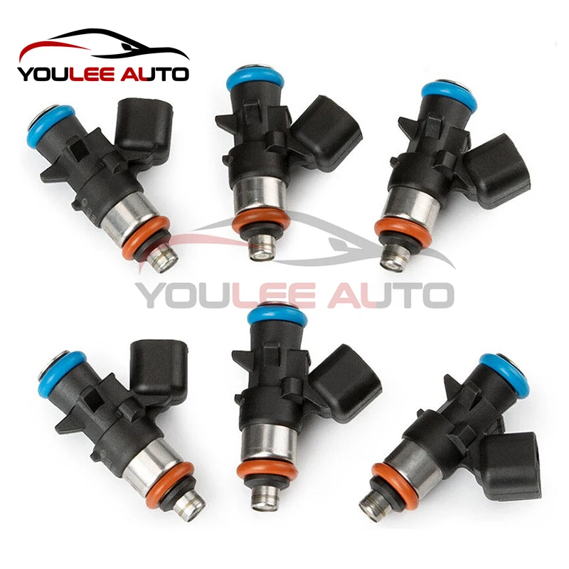 

6 шт. 0280158233 5184085AC топливные форсунки для Dodge Challenger Charger Ram 1500 Jeep Wranger Chrysler 200 300 3,6 л