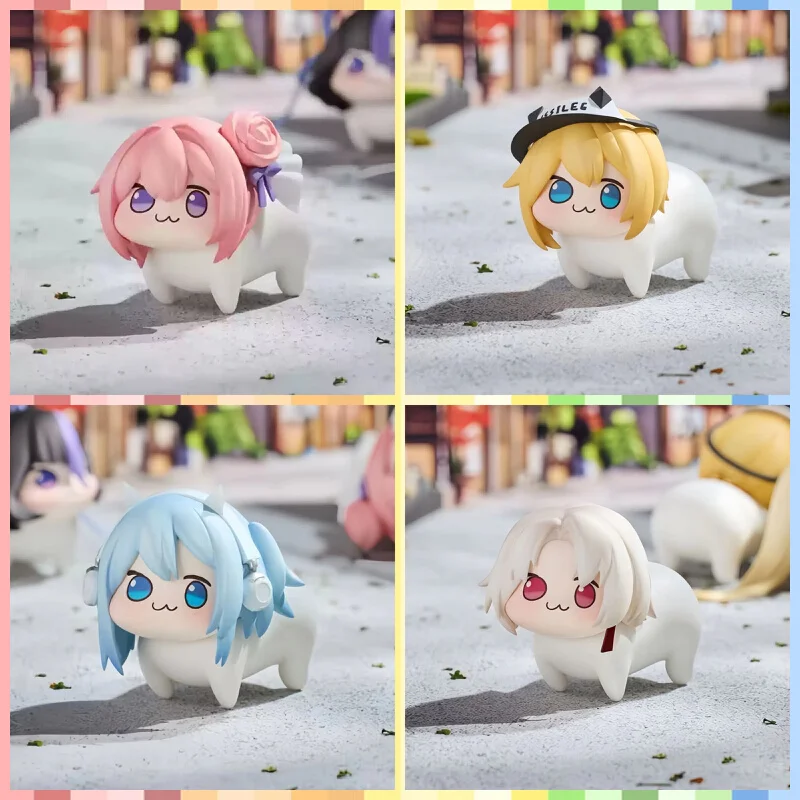

NIKKE Goddess of Victory Doro Chibi 6pcs Figure Set - Car Dashboard Decor, Trendy Anime Collectible for Fans