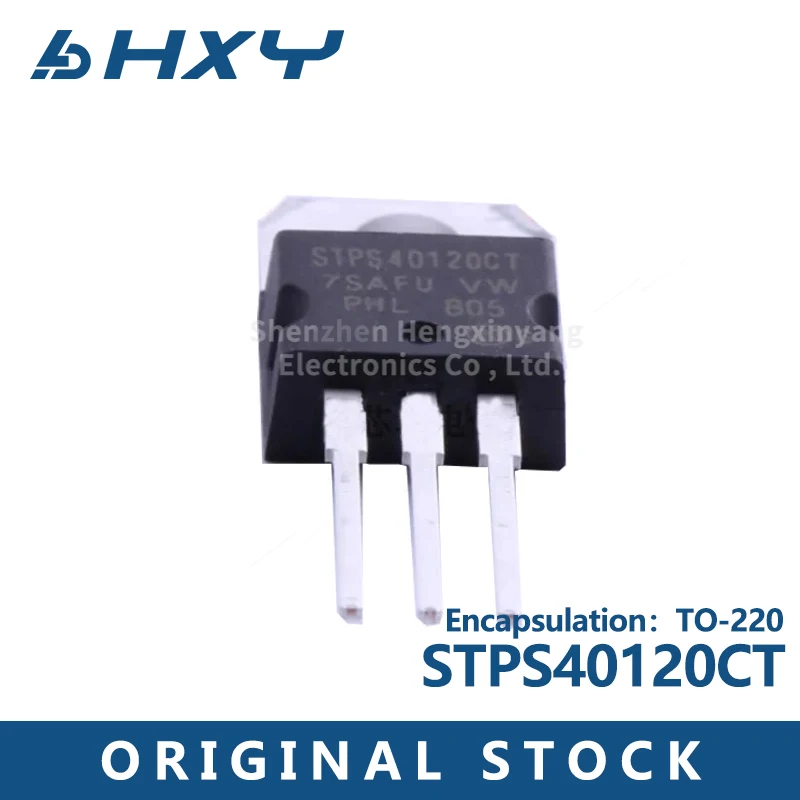 10PCS  STPS40120CT 120V 40A diode package TO 220AB