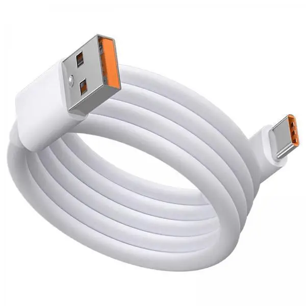 Intelligent IC Chip Type C Fast Charging Cable 66W High Speed Data Cord over Voltage Protection for Home Office Cell Phones