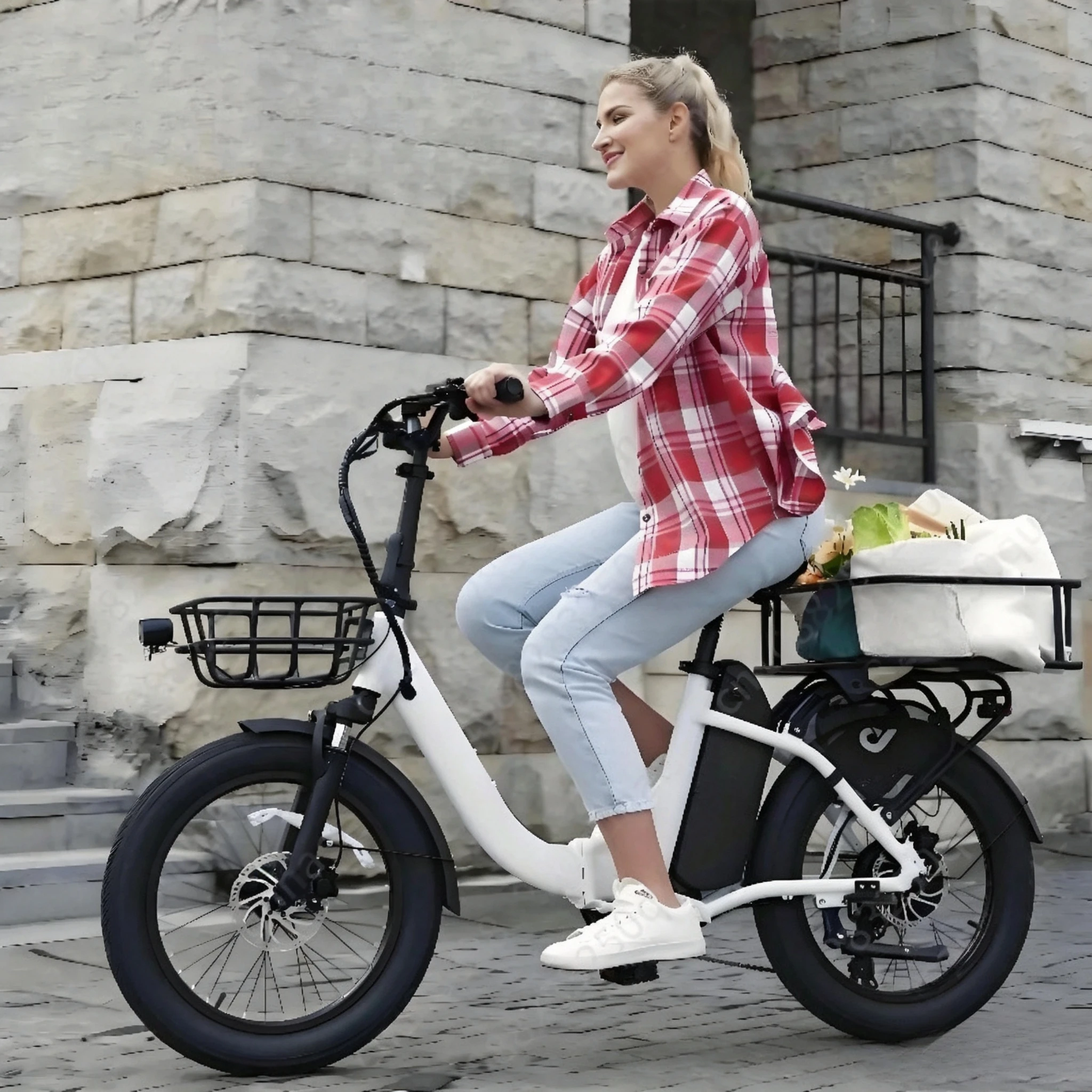 New Arrival 16 Inch Foldable Electric Mountain Bike Portable Small E-Bicycle