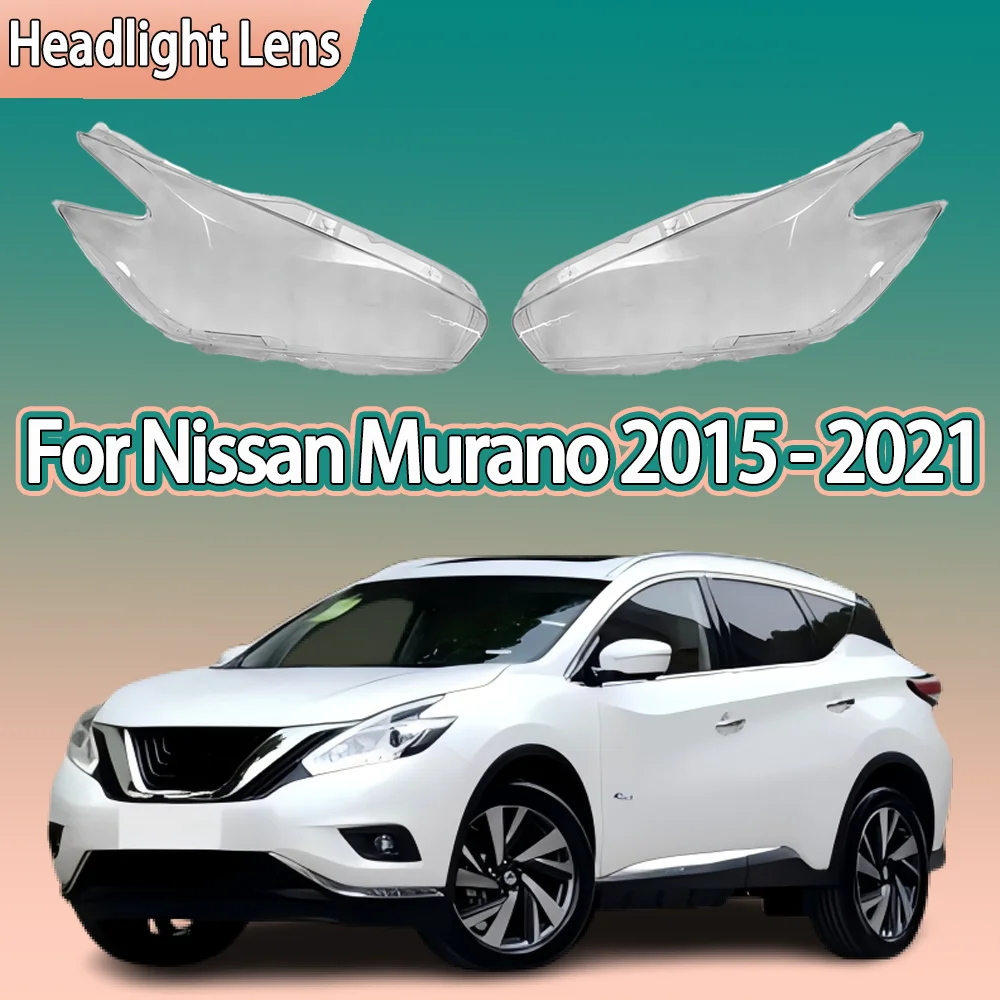 

Headlight Cover For Nissan Murano 2015 2016 2017 2018 2019 2020 2021 Headlamp Lens Shell Replace Original Lampshade Plexiglass