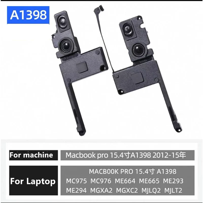 Nuevos altavoces para ordenador portátil altavoz incorporado L R para Macbook Pro 15 "A1398 MC975 976 ME664 665