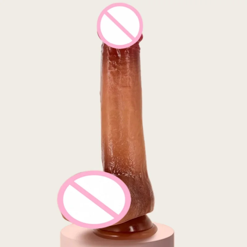 1pc Soft And Realistic Toy Silicone with Strong Suction Cup for Hand-free Play Realistic Toys for Women men Vibrator Adult Toys