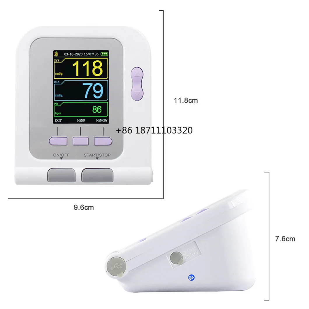 Imagem -06 - Monitor de Pressão Arterial Veterinária Digital Portátil Equipamento Veterinário Clínica Animal de Estimação