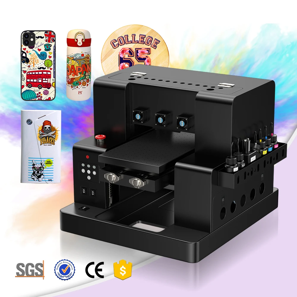 

Uv Flatbed Printer Small , A4 Uv Flatbed Printer Desktop Printing on Phone Case, Ceramic, Leather, Steel