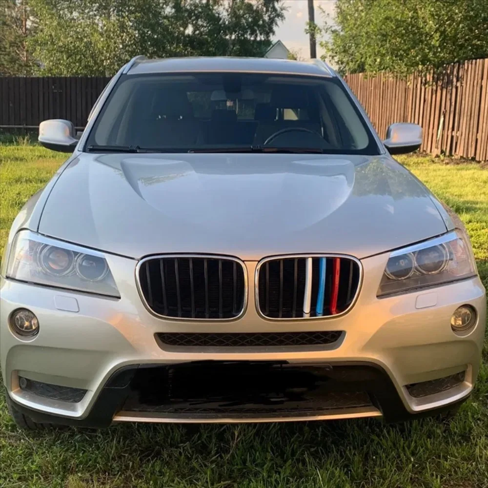 

For-BMW X3 X4 F25 F26 2011-2017 Front Kidney Grille Decorative Parts Performance Style Grille Cover Clip Trim