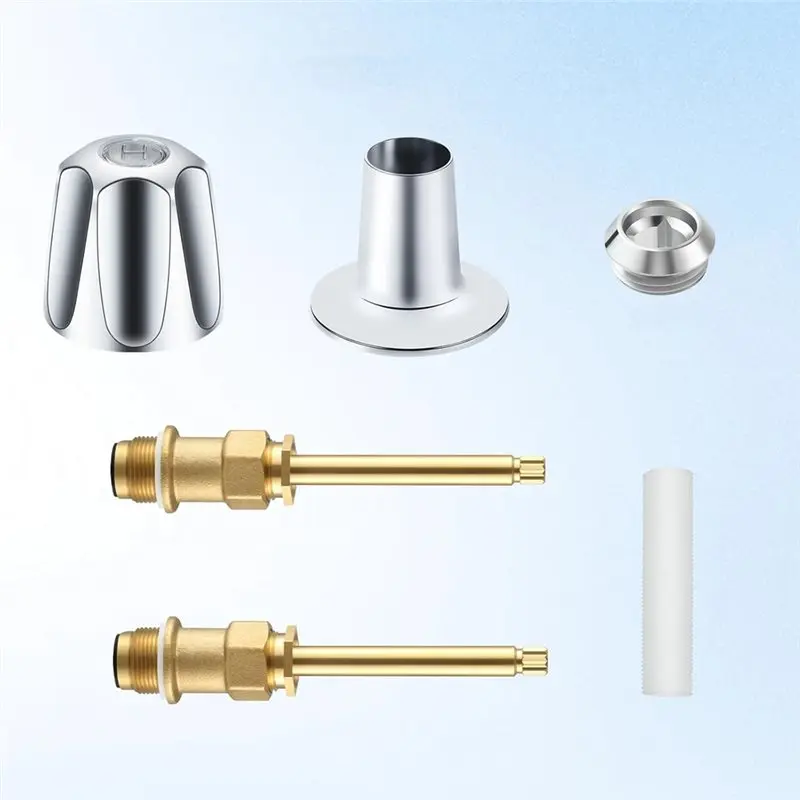B84B-For Price Pfister Windsor Faucet,Rebuild Kit 2 Handle Bathtub And Shower Trim Including Electroplated Replacement Parts 12H