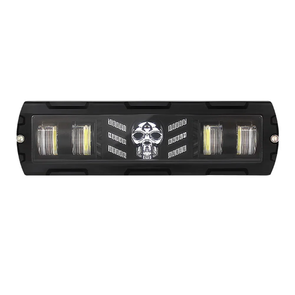 

LED Front Light Bar Dynamic Flashing Driving and Brake Signals for Enhanced Visibility in All Weather Situations