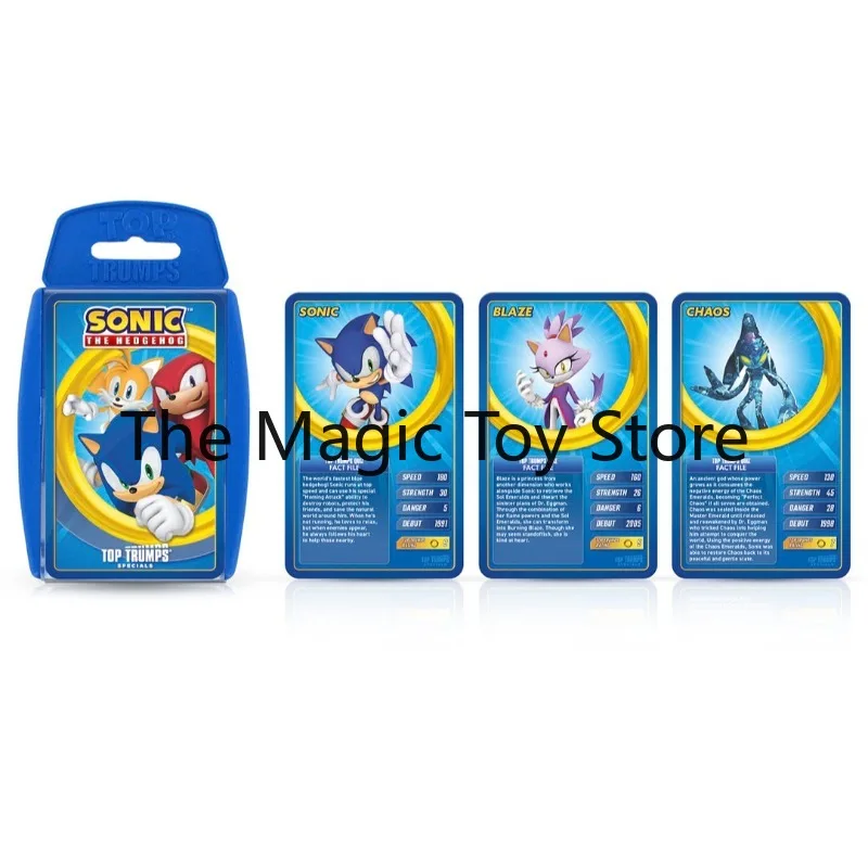 

Original Top Trumps Sonic The Hedgehog Card Game: Collectible Cards, Christmas Gifts, Figurines, and Models