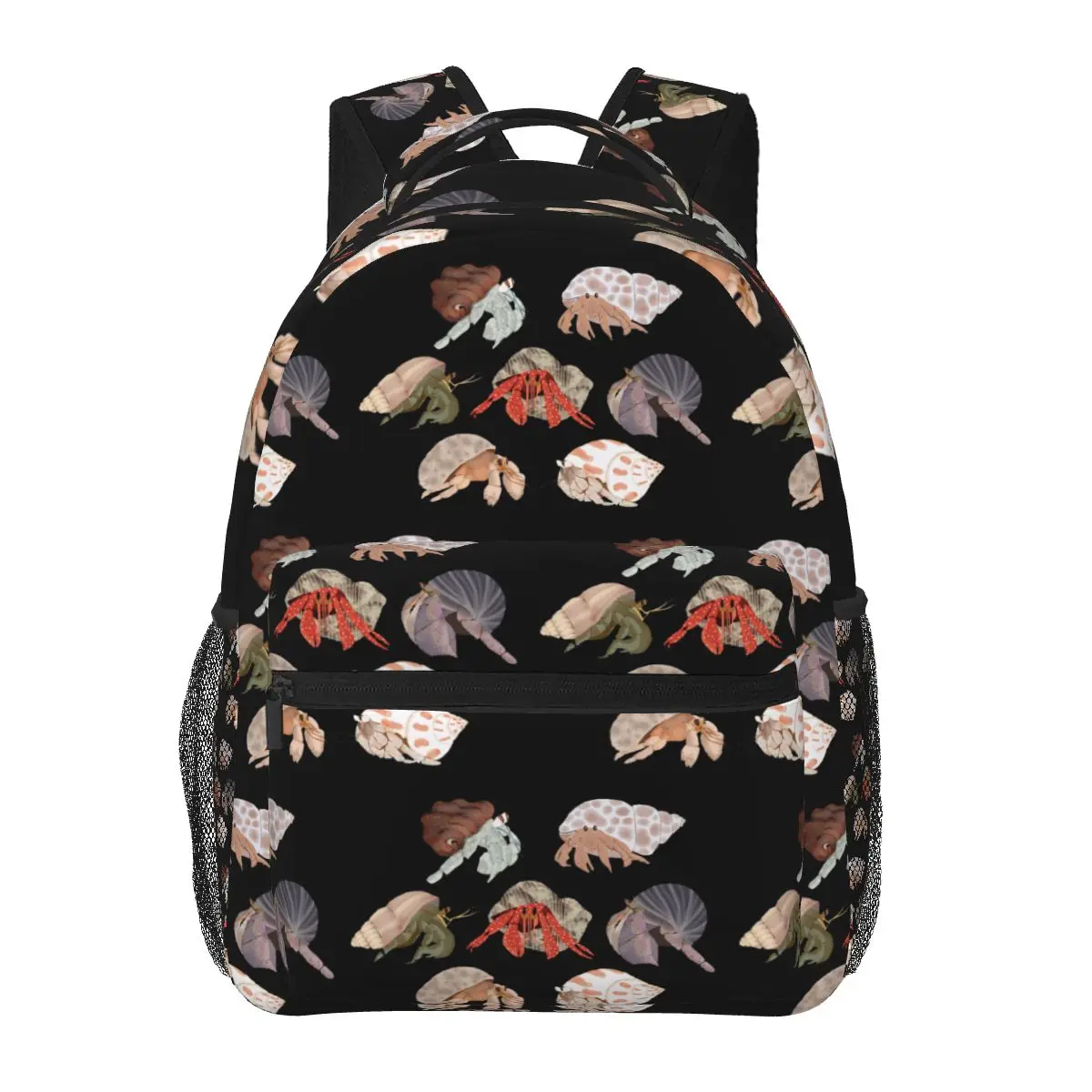 Hermit Crabs Backpacks Boys Girls Bookbag Students School Bags Cartoon Laptop Rucksack Shoulder Bag Large Capacity