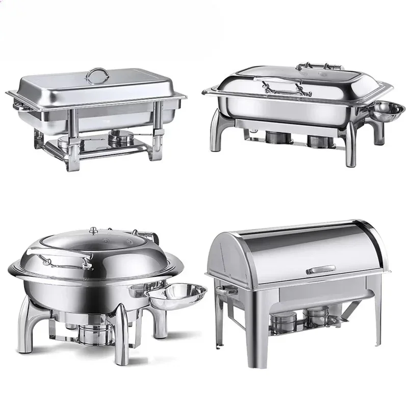 Stainless steel commercial catering equipment self-service food hot pot heater