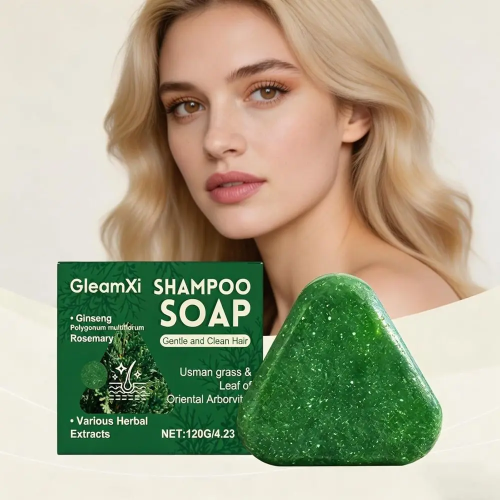 Rosemary Amino Acid Korean Scalp Revival Bar Natural Botanical Hydrating Shampoo Bar Solid Gentle Hair Care Bar