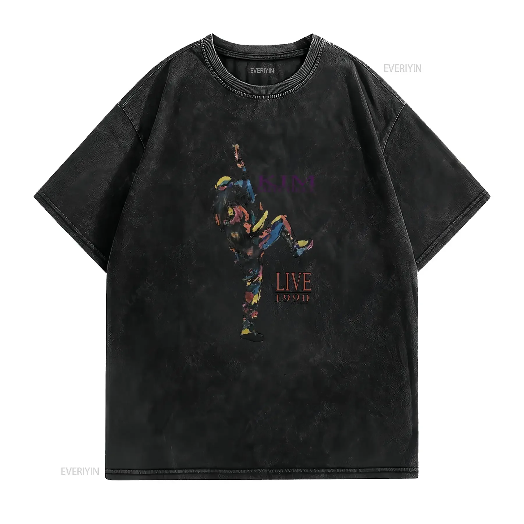 Vintage Kim Mitchell Live Album T shirt All Size S to 5XL IL840 vintage Washed Stylish Breathable graphic Casual streetwear