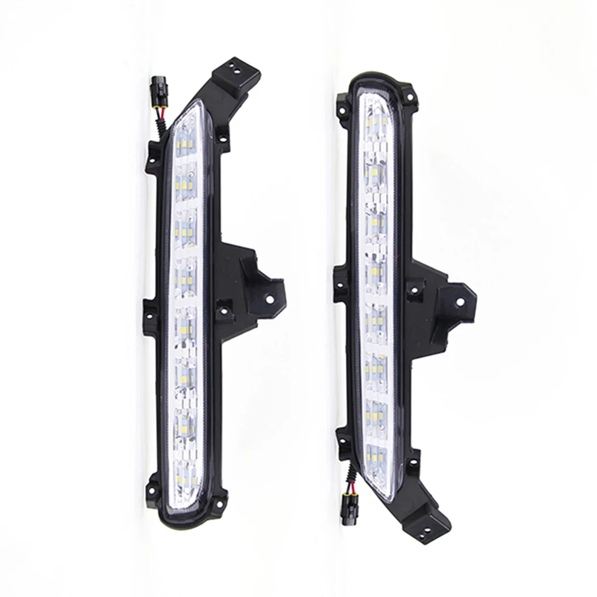 Estilo do carro Daytime Running luz, lâmpada de nevoeiro para KIA RIO K2, 2015, 2016, 2pcs