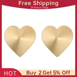 Heart-shaped Chest Lifting Stickers Fashion Chest Stickers Bra Accessories Invisible Nipple Stickers 1pair Chest Patch For Women