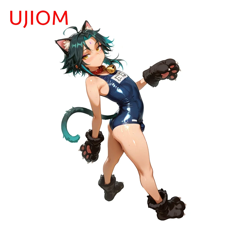 UJIOM Femboy Xiao Genshin Imppcat Wall Sticker Alluring Personality Amusing Living Room Decal Decals Creative Laptop Stickers