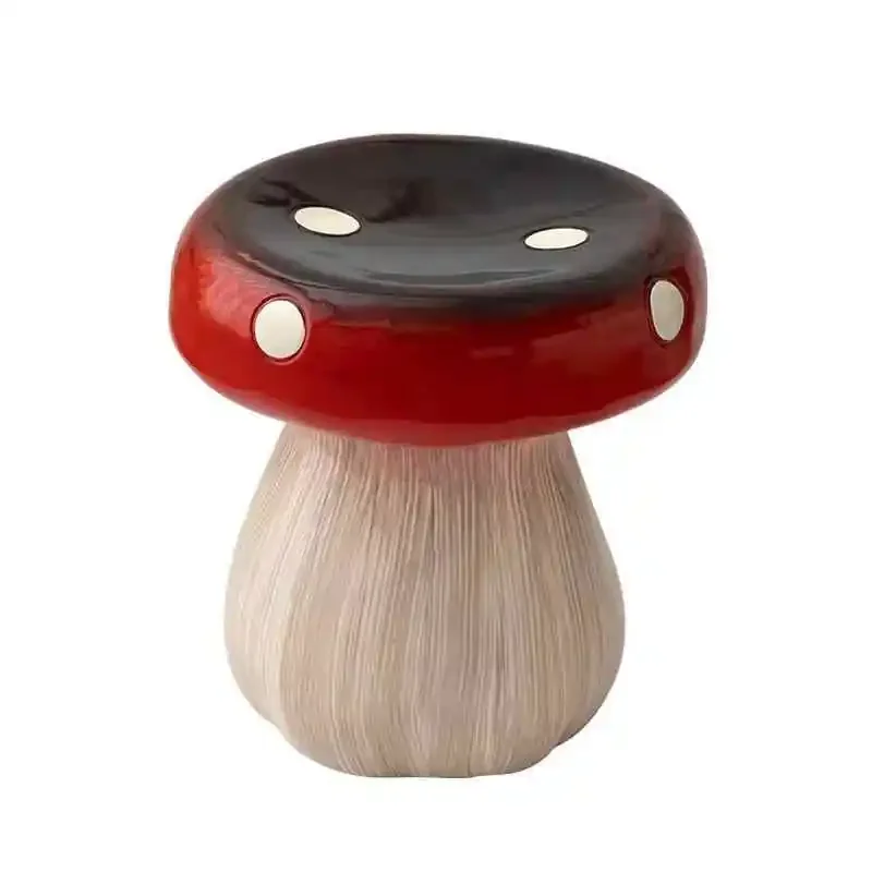 

Nordic simple Internet celebrity creative mushroom stool Nordic home living room small bench door shoe