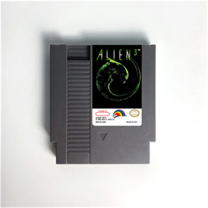 Game Cartridge  Alien 3 for 72 PINS Game Console  Retro