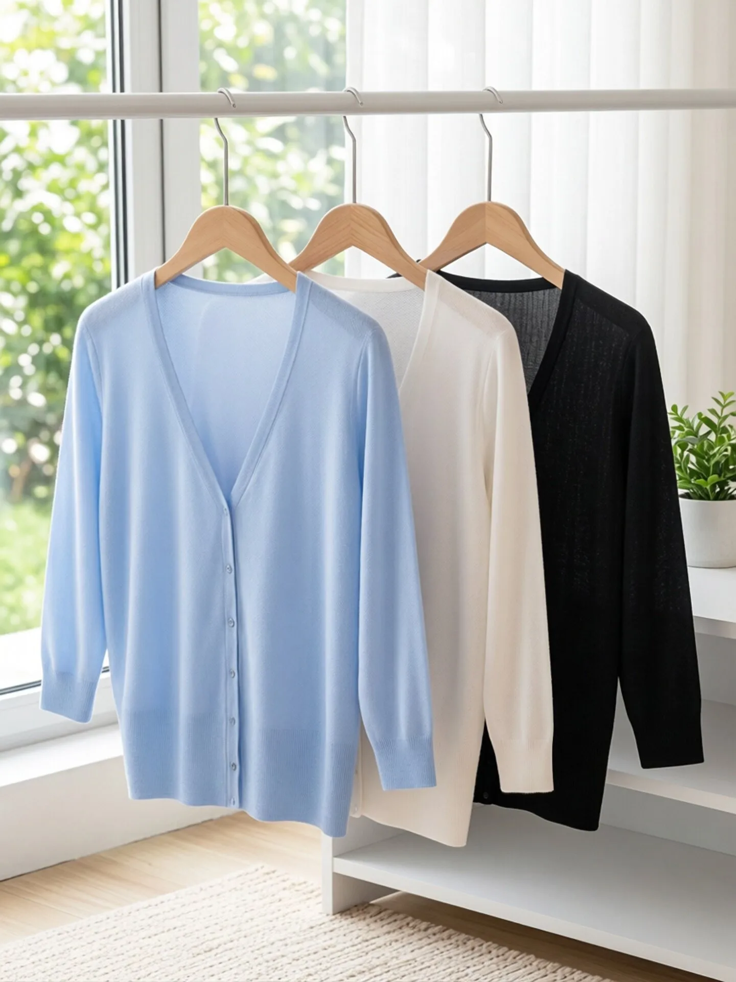 Letni kardigan kobiety przycięte koreański styl mody kobiet czarny płaszcz damski odzież V-neck panie sweter wierzchni słodkie podstawowe koreański Styl Moda Plus Rozmiar przycięte Z długim rękawem szydełkowe Damskie S