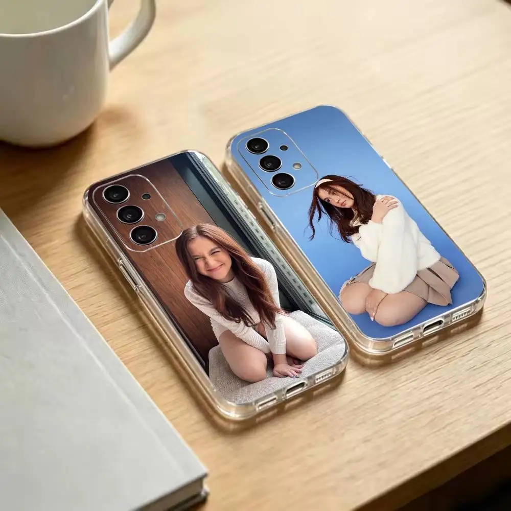 TV XO K-Kitty Anna Cathcart  Transparent Phone Case For Samsung S25 S24 S23 S22 S21 S20 Ultra Plus FE Note10 Note9