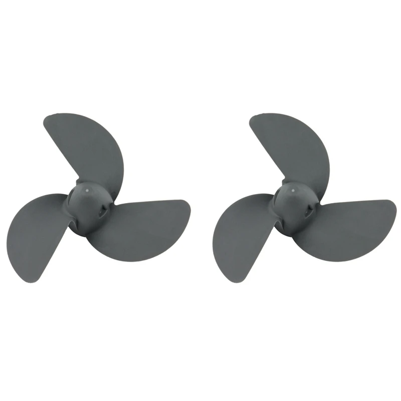 2X Propeller 7 1/4Inch X 4 3/4Inch 58130-ZV0-841ZB For Honda Outboard Engine BF2 / BF2.3 HP XNH283X (STIN GRAY)