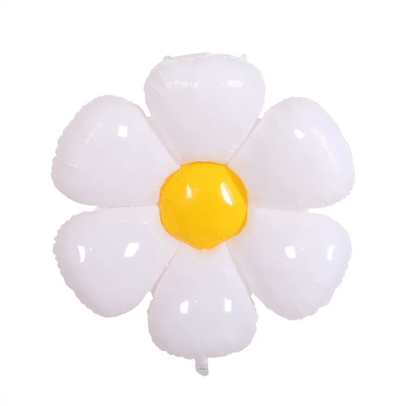 8PCS/PACK 16IN Small Daisy Aluminum Film Party Decoration Balloon 8PCS/PACK 16IN Small Daisy Aluminum Film Party Decoration Ball