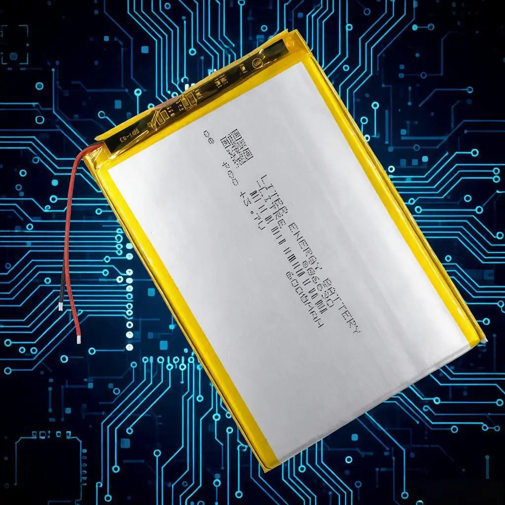 6000mah 3.7V 686690 Li-ion Polymer Battery Rechargeable For Digital Camera