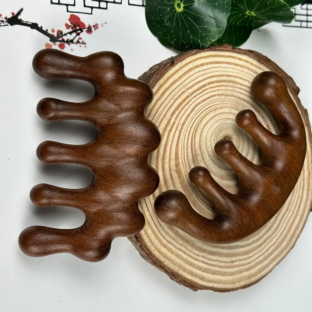 

Scalp Relax Meridian Massage Comb Anti-static Relax Sandalwood Hair Comb Comfortable Smooth Hair Head Massage Comb Shoulder