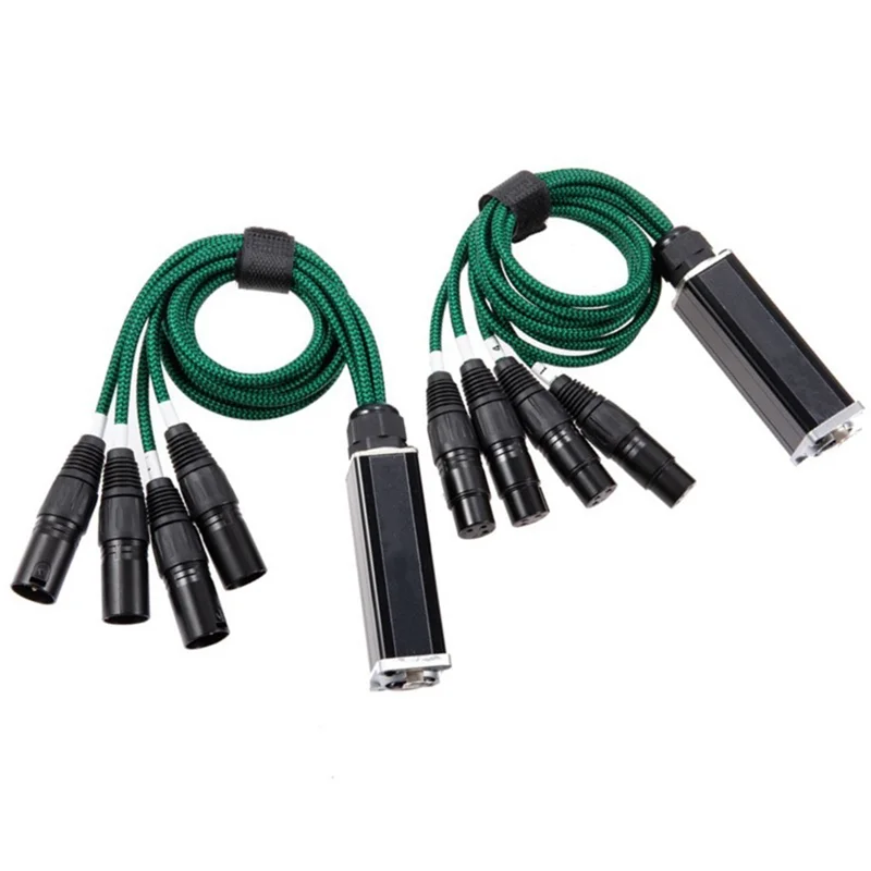 Excellent-1Pair 4 canali 3 pin XLR/DMX a Ethercon RJ45 Ethernet Extender DMX512 Estensore di segnale di rete 1 maschio + 1 femmina
