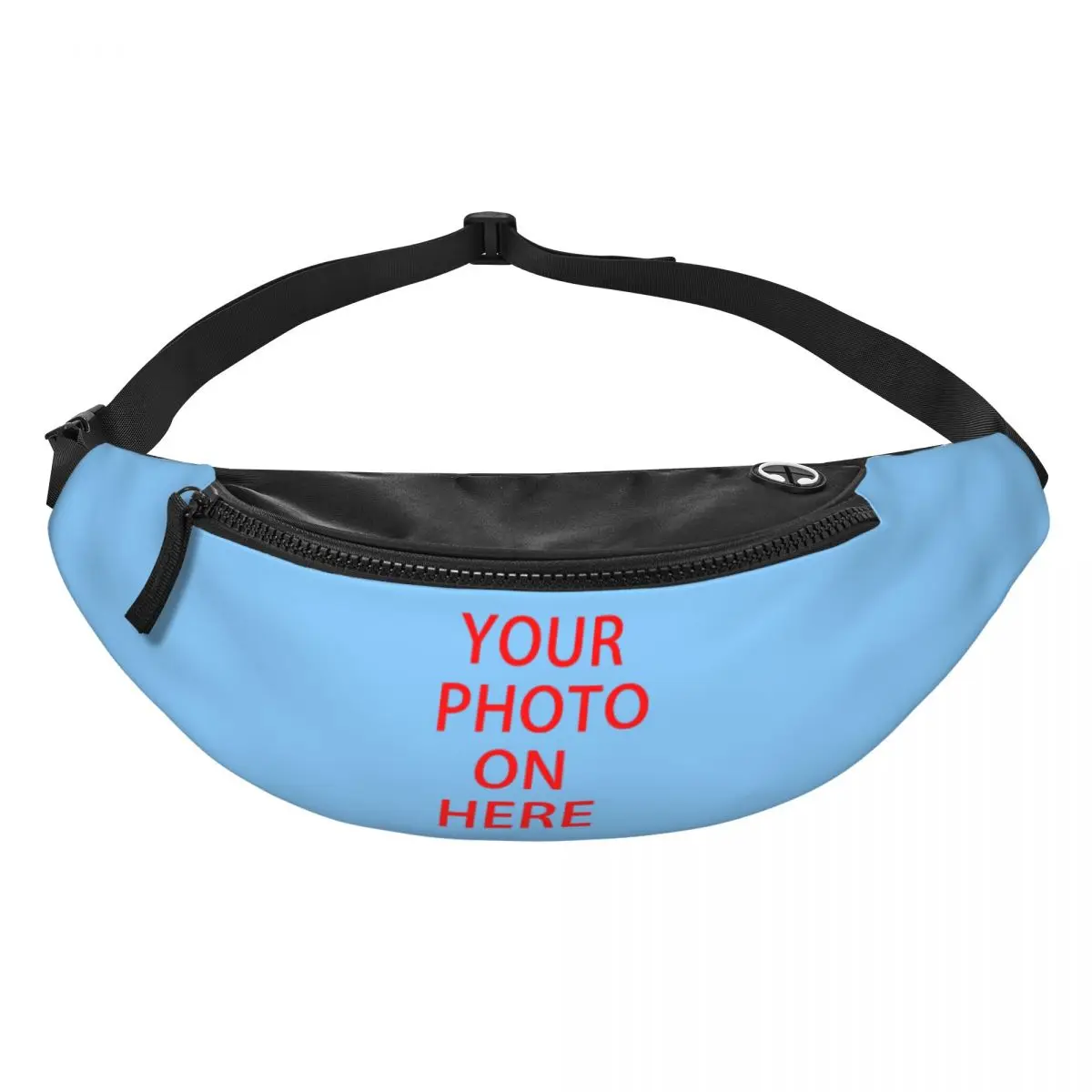 DIY Logo Fanny Pack para Mulheres, Crossbody, Bolsa de cintura, Bolsa de dinheiro para telefone, Dinheiro, Family Pets, Impressão fotográfica personalizada, Moda, Corrida