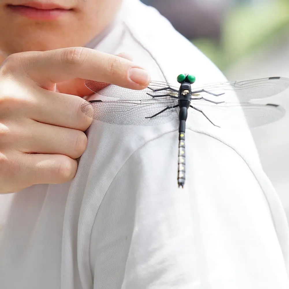 4/10/20pcs Outdoor Mosquito Repellent Simulation Of Large Dragonfly Dragonfly Model Toy The Wing Length Is 14cm